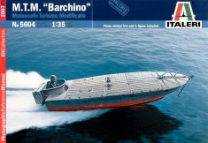 + Macheta 1/35 italeri 5604 - MTM Barchino Italian Attack Boat + foto