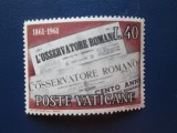 VATICAN SERIE=MNH, Nestampilat