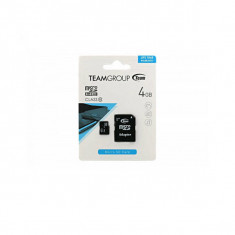 Card TeamGroup microSDHC 4GB Clasa 10 cu adaptor SD foto