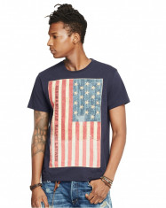 Tricou Ralph Lauren FLAG-PATCH masura M si L foto