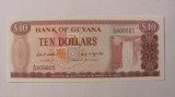 CY - 10 dollars dolari 1966 Guyana UNC