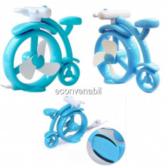 Mini ventilator electric bicicleta pentru copii 180L28 220V foto