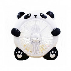 Mini ventilator electric panda pentru copii 204 220V foto