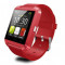 SMARTWATCH U-WATCH BLUETOOTH U8 ROSU ORIGINAL MODEL NOU