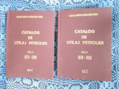 CATALOG DE UTILAJ PETROLIER (2 VOLUME) Editia 5. 1978 - 1980 - CA NOI!!! foto