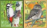 LETONIA 2016, Fauna - Pasari, serie neuzată, MNH