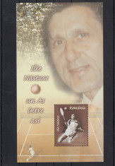 ROMANIA 2004 LP 1664 ILIE NASTASE COLITA DANTELATA NENUMEROTATA MNH foto