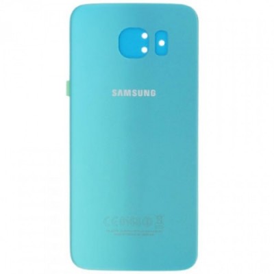 Capac baterie Samsung Galaxy S6 G920F Blue Topaz original foto