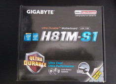 Placa de baza Gigabyte H81M-S1, Socket 1150 DDR3 PCI-E foto