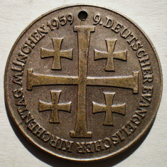 1.577 JETON GERMANIA DEUTSCHER EVANGELISCHER KIRCHENTAG MUNCHEN 1959 28mm