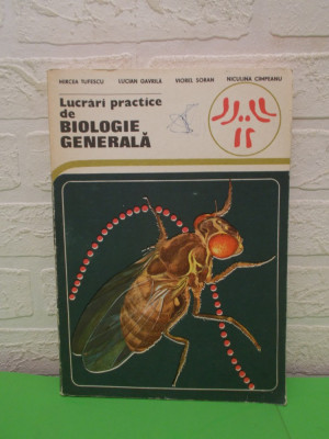 Lucrari practice de BIOLOGIE GENERALA , EDP , 1977 foto