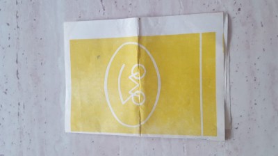 Carte tehnica bicicleta pegas si garantie. foto