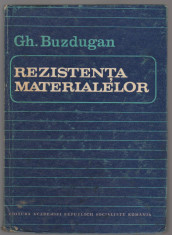 (C6912) GH. BUZDUGAN - REZISTENTA MATERIALELOR foto