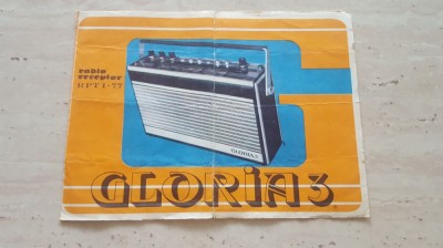 Carte tehnica gloria 3 foto