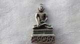 Miniatura Buddha Veche executata manual Splendida avand o patina minunata, Ornamentale