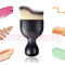 Pensula Machiaj Foundation &amp; Counturing Loose Powder Brush