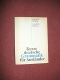 Kurze deutsche Grammatik fur Auslander - Gerhard Helbig , Joachim Buscha