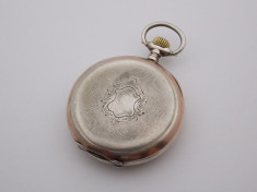 R - Ceas de buzunar Omega din argint 800, 93.04 grame foto