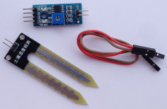 Senzor umiditate sol YL-69, Arduino 3.3V / 5V (s.477) foto