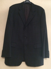 HUGO BOSS, Blazer / Sacou Fashion Barbati Negru Albastru Cashmere Lana Original foto