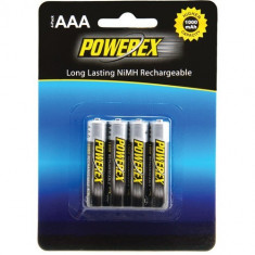 4-Pack Powerex AAA 1000mAh reincarcabile NK125 foto