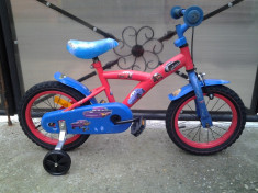 Fulger McQueen Cars, bicicleta copii 14&amp;quot; (4-7 ani) foto