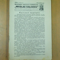 Buletinul liceului comercial Nicolae Balcescu mai 1940-iulie 1941 strajerie 017