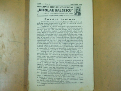 Buletinul liceului comercial Nicolae Balcescu mai 1940-iulie 1941 strajerie 017 foto