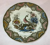 Farfurie - decoartiva / de colectie - Villeroy and Boch - Paon - pictat manual