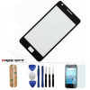 Sticla Display Fata Samsung Galaxy S2 i9100 NEGRU + scule si folie adeziv