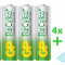 4x GP ReCyko+ AA 2000mAh baterii reincarcabile + cutie BL180