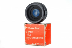 M42 2x teleconvertor Weltblick Germany pentru 135mm 50mm Nikon Canon foto