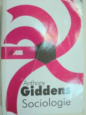 SOCIOLOGIE-ANTHONY GIDDENS 2001 foto