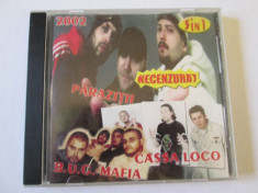 RAR! CD HIP HOP,NECENZURAT 2002:B.U.G. MAFIA,PARAZITII SI CASSA LOCO foto