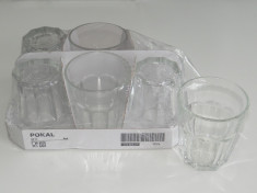 Set de 6 pahare universale din sticla securizata 270 ml - Produs NOU ORIGINAL foto