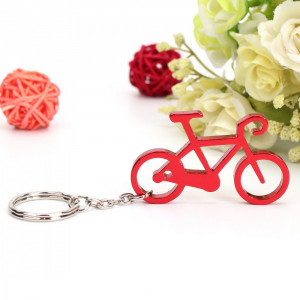 Breloc fantezie bicicleta + cutie simpla cadou | Okazii.ro