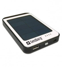 SANDBERG Sandberg Solar Power Bank 6000 mAh- acumulator solar - negru/alb foto