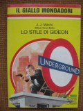 J. J. Marric - Lo stile di Gideon (in limba italiana), Alta editura