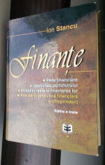 Ion Stancu - Finante, editia IIIa (Editura Economica) foto