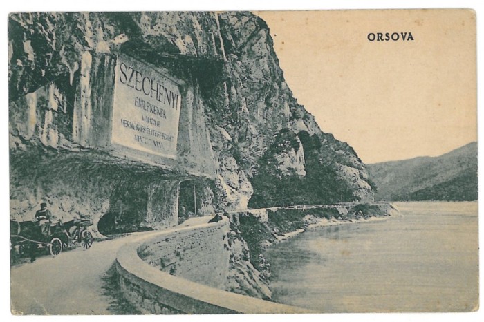 653 - ORSOVA, Cart, Danube Kazan - old postcard - unused