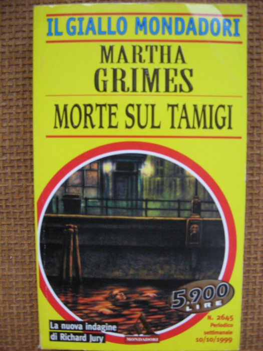 Martha Grimes - Morte sul Tamigi (in limba italiana)