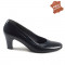 Pantofi dama piele naturala DIANA bleumarin (Marime: 37)