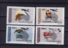 ROMANIA 2000 LP 1507 PASAREA PARADIS SERIE MNH foto