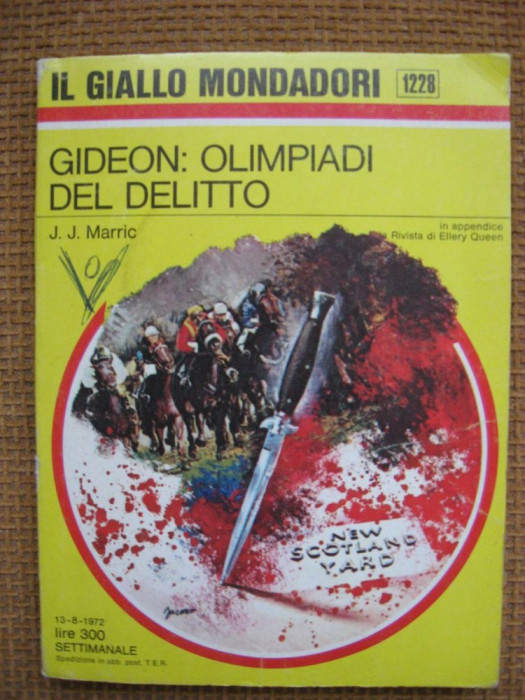 J. J. Marric - Gideon, Olimpiadi del delitto (in limba italiana)