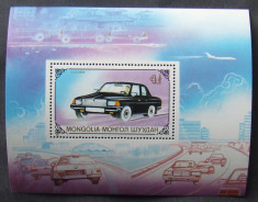 MONGOLIA - MASINI, 1 S/S NEOBLITERATA - MG 337 foto