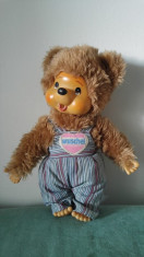 Jucarie plus mascota Monchhichi (kiki), urs/ ursulet maro, Wuschel, 28 cm, foto