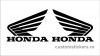 Set sticker autocolant rezervor pentru motociclete HONDA