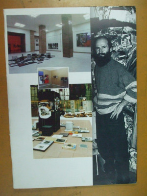 Petru Lucaci arta vizuala expozitie 1995 Bucuresti muzeul de arta Out of surface foto