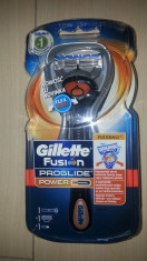 Aparat ras Gillette Fusion Proglide Power Flex Ball cu o rezerve si baterie foto