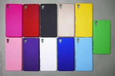 Hard case / Huse tari din plastic superslim catifelate Sony Xperia XA foto